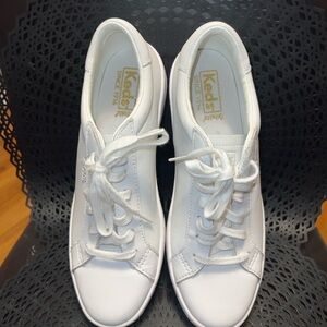 Keds All-White Ortholite Sneakers